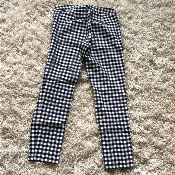 NWOT Gingham P00 J.Crew Martie Pant - Picture 2 of 4